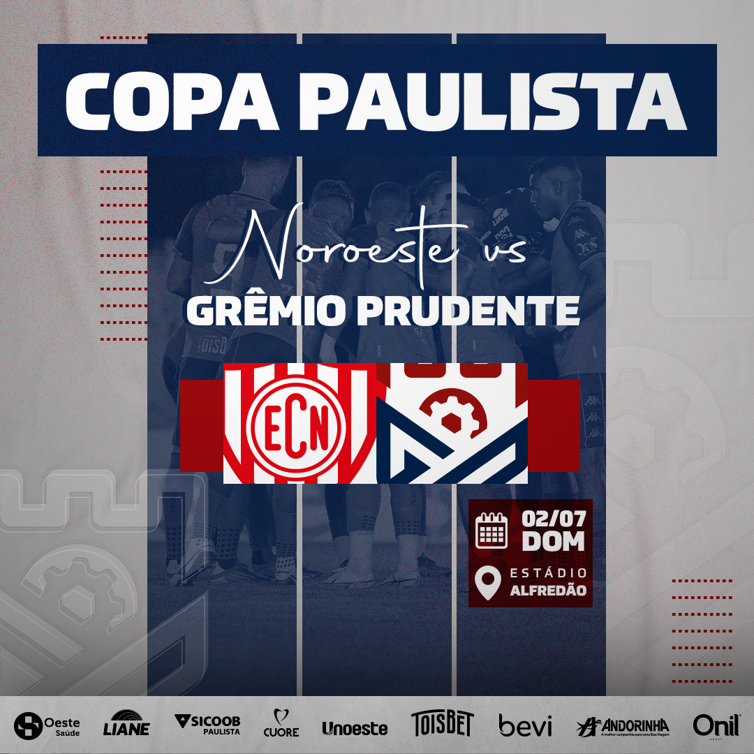 No 1° jogo das quartas da Copa Paulista, Lusa perde para o Grêmio Prudente